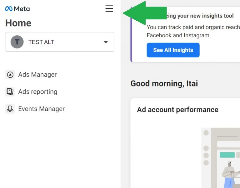 הקמת חשבון פייסבוק ביזנס