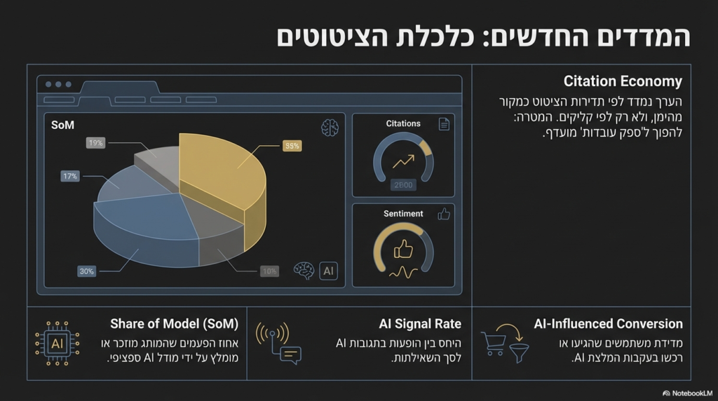 פרק ג': מדדי ביצוע (KPIs) וכלכלת הציטוטים